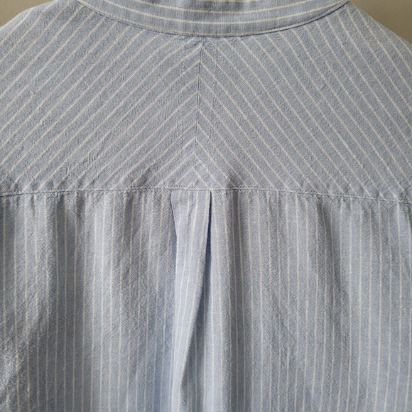 Jeff Banks / Long sleeve light blue button down shirt. M - Picture 3 of 11